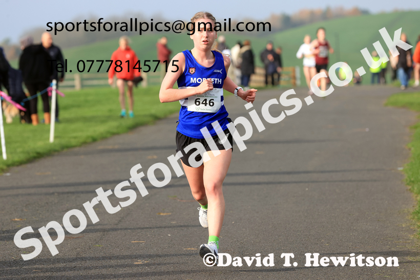 Mens and Womens Under-17s and Under-20s 2025 Heaton Memorial 10k Road Race, Newcastle Town Moor, Sunday, November 9th. Photo: David T. Hewitson/Sports for All Pics